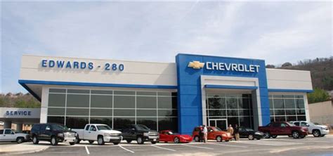 Edwards chevrolet 280 - Edwards Chevrolet - 280. 4.0 (994 reviews) 5499 US-280 Birmingham, AL 35242. New (205) 596-6474. Used (205) 952-7846. Service (205) 890-2815.